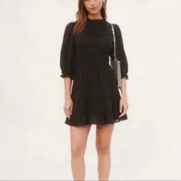 Reformation Miley Lace Mini Dress B786